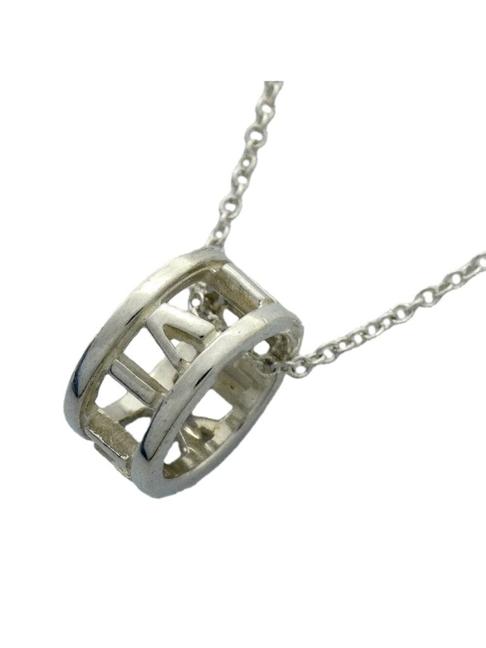Tiffany & Co Necklace Atlas Open 925 Sterling Silver